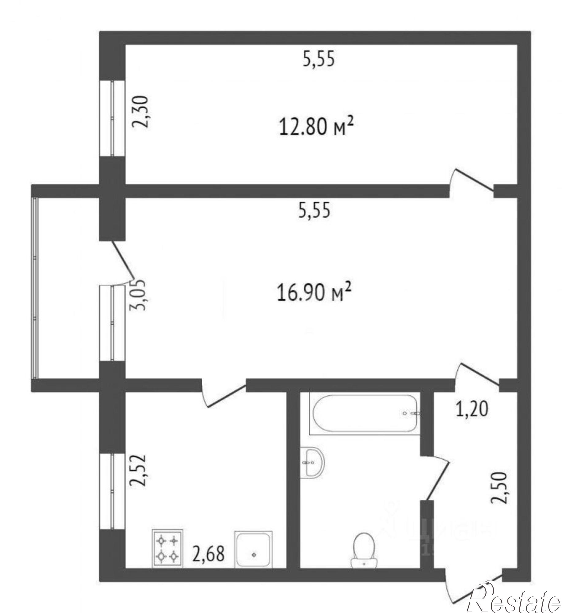 Купить квартиру за 1 150 000 рублей на проспект Мира, 22