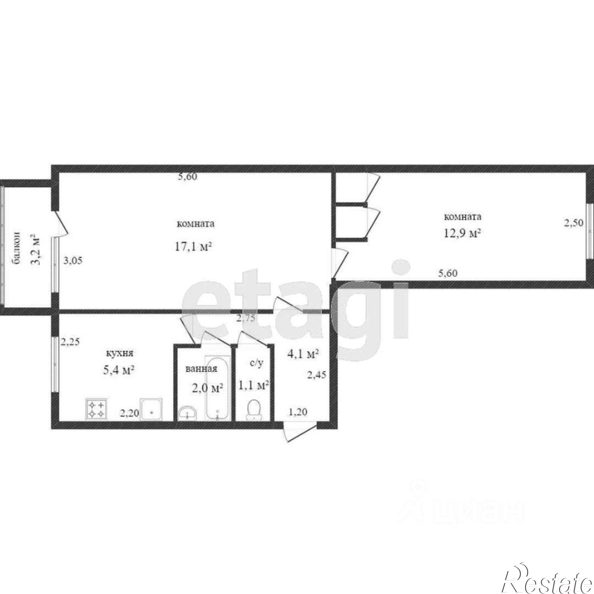Купить квартиру за 950 000 рублей на Советско-Гаванский район