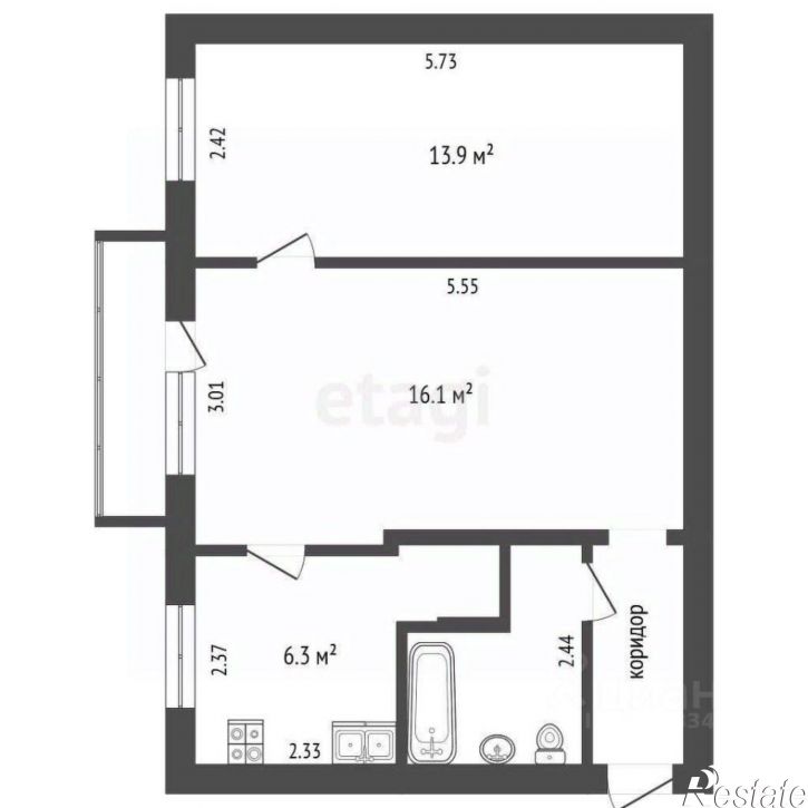 2-комн квартира Ванинский район