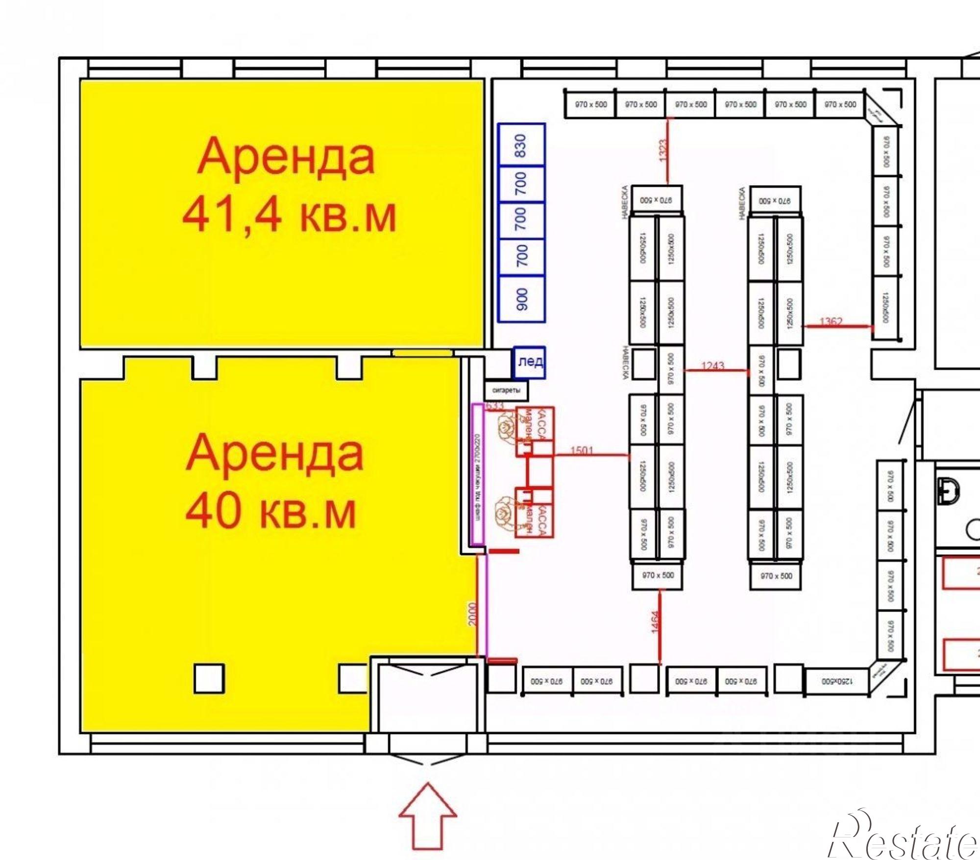 Сдать торговое помещение за 113 400 рублей на Хабаровск городской округ