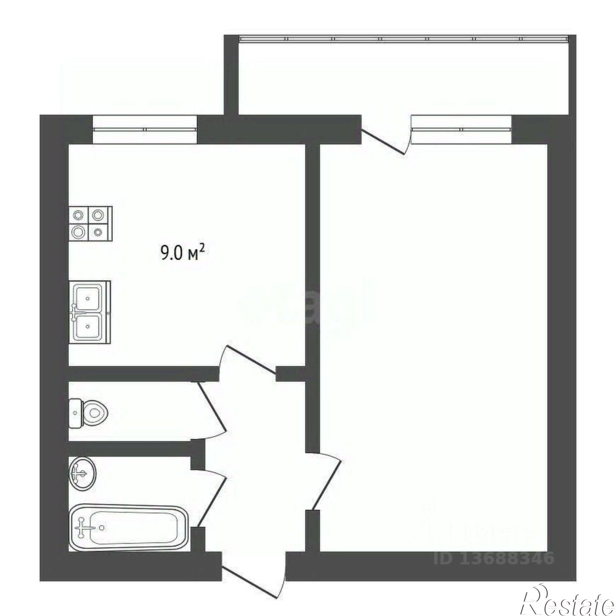Купить квартиру за 1 790 000 рублей на Комсомольский пр-кт, 71