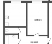 2-комн, 51кв м, этаж 6/10 улица Калинина, 41