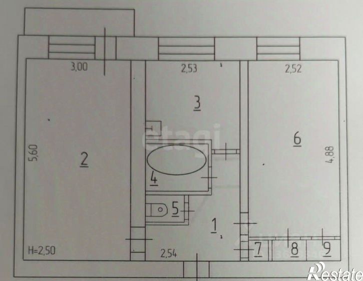 2-комн квартира ул Рабочая, 15,  д. 15