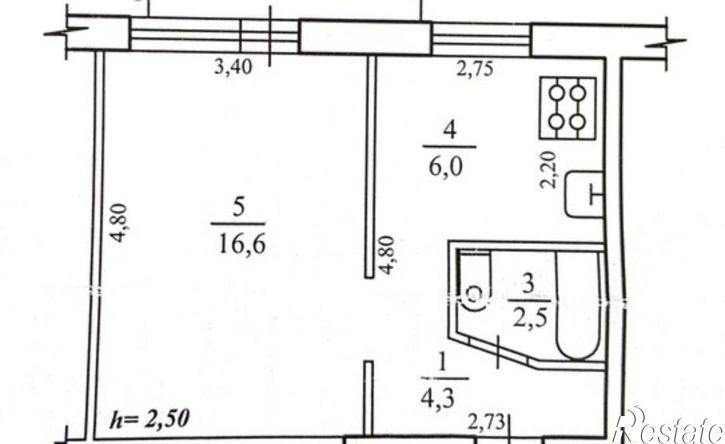 1-комн квартира пр-кт Строителей, 27,  д. 27