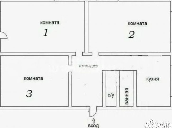 3-комн квартира ул Советская, 43,  д. 43